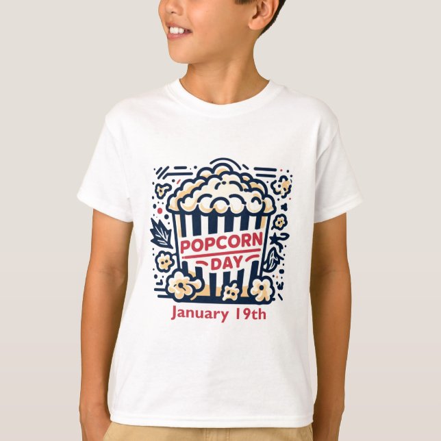Jan 19:e populärdagen t shirt (Framsida)