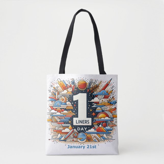 Jan 21:a - en linjeradag tygkasse (Framsida)