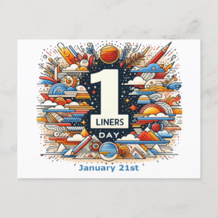 Jan 21:a - en linjeradag vykort