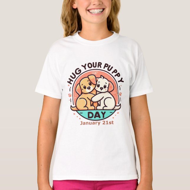 Jan 21:a - Hugga din marionettdag T Shirt (Framsida)