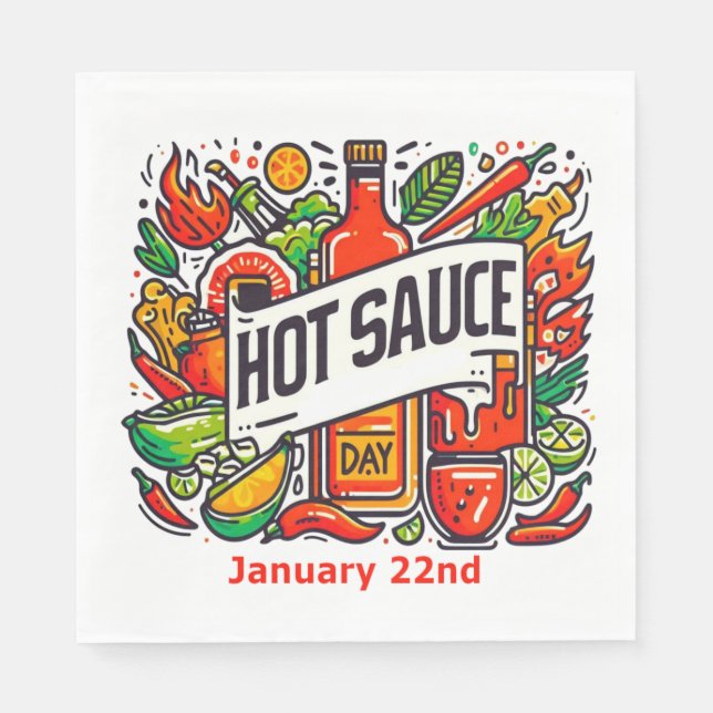 Jan 22:a Hetten - Sauce Day Pappersservett (Framsidan)