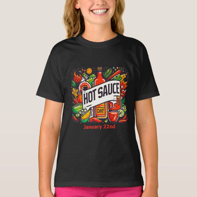 Jan 22:a Hetten - Sauce Day T Shirt (Framsida)