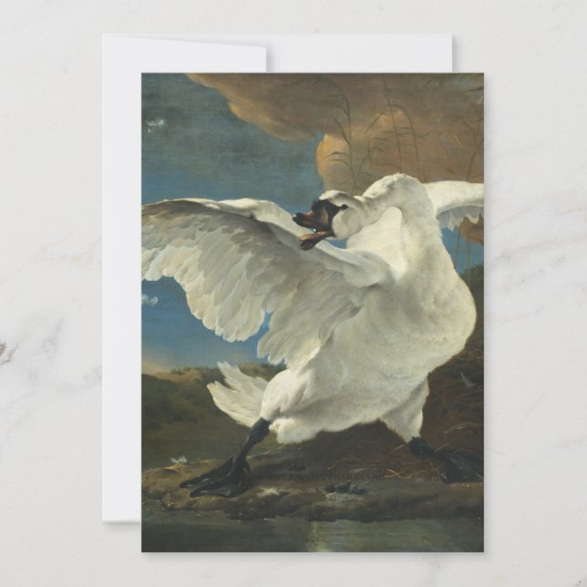 Jan Asselyn - det hotade Svan (Framsida)