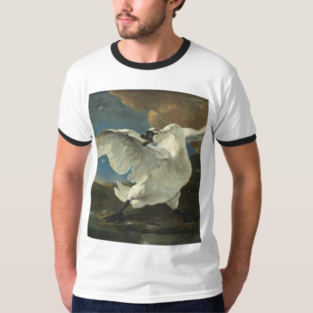 Jan Asselyn - det hotade Svan T Shirt (Framsida)