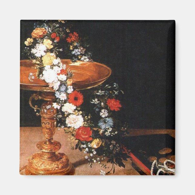 Jan Brueghel Flowers Magnet (Framsidan)