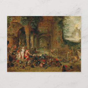 Jan Brueghel - Forge of Vulcan Vykort