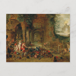 Jan Brueghel - Forge of Vulcan Vykort