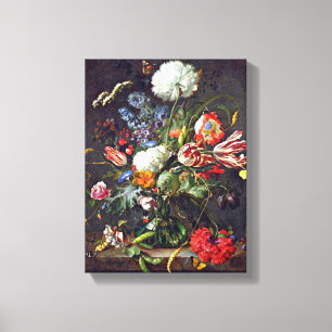 Jan Davidsz de Heem - blommavas Canvastryck