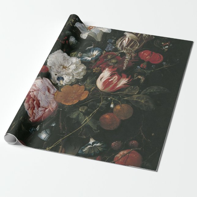 Jan Davidsz De Heem - Blommor i glaset Vas Presentpapper (Utrullad)