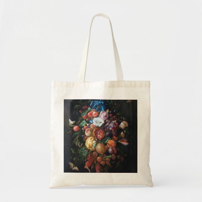 Jan Davidsz de Heem, Festoon of Fruit and Flowers Tygkasse (Framsidan)
