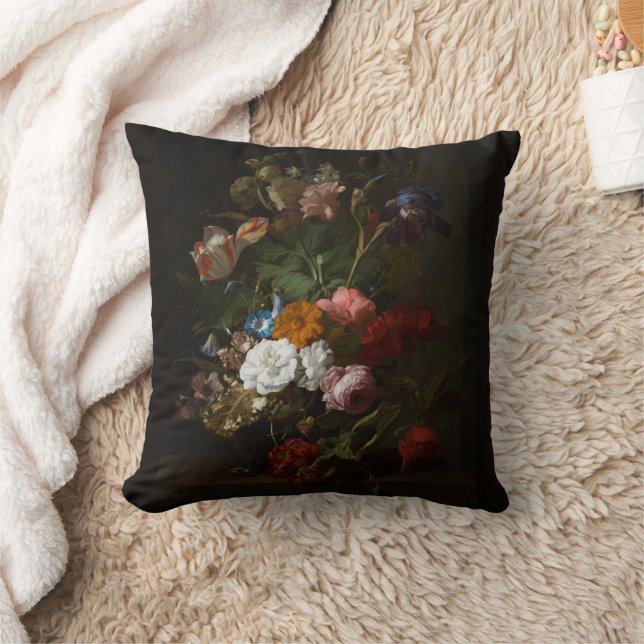 Jan Davidsz de Heem, Vas med Flowers, 1700 Kudde (Filt)