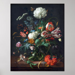 Jan Davidsz de Heem Vas of Flowers Poster
