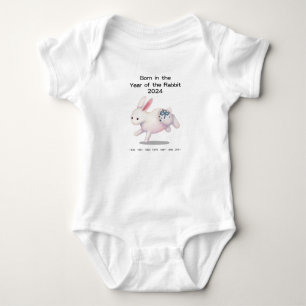 Jan-Feb 2024 Baby född i kaninens år T Shirt