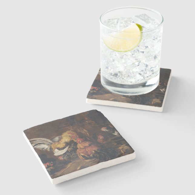 Jan Fyt Cockmatch Stenunderlägg (Sidan)