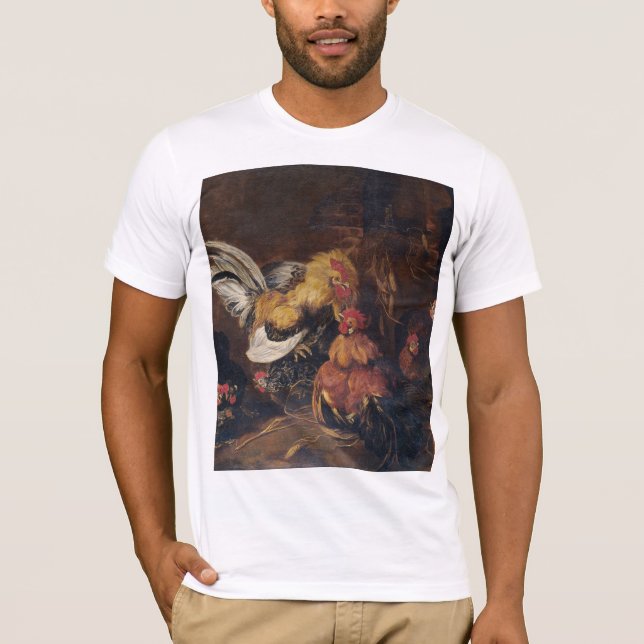 Jan Fyt Cockmatch T Shirt (Framsida)