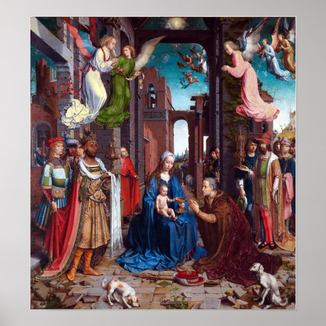 Jan Gossaert Adoration of the Magi Poster (Framsidan)