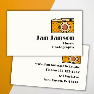 Jan Janson Classic Photography (eller dina uppgift Visitkort