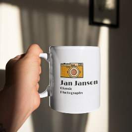 Jan Janson Classic Photography (eller ditt namn) Kaffemugg