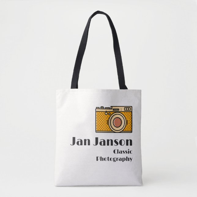 Jan Janson Classic Photography (eller ditt namn) Tygkasse (Framsida)