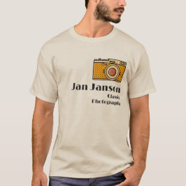 Jan Janson Classic Photography (or your name) T Shirt