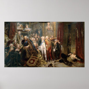Jan Matejko Rejtan eller nedgången av Polen Poster