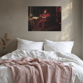 Jan Matejko - Stanczyk under boll, Harlequin Canvastryck