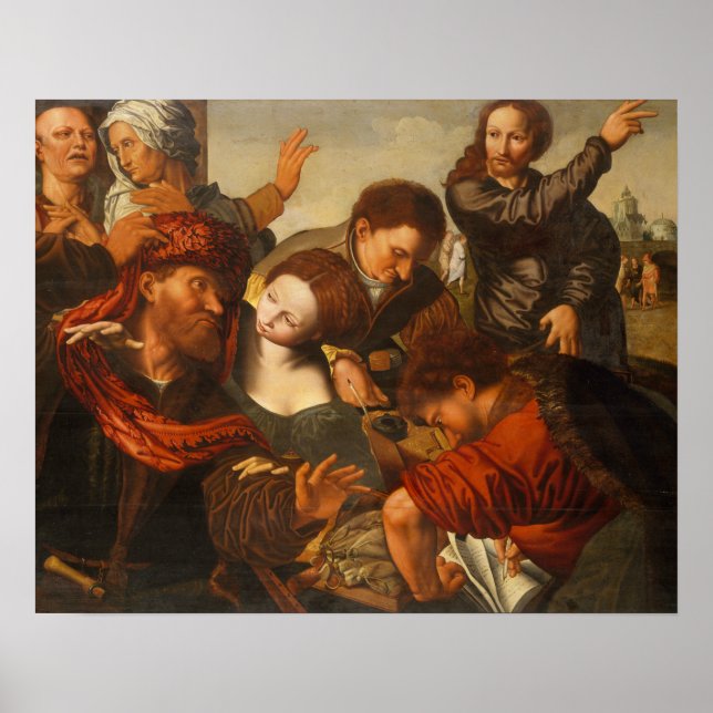 Jan Sanders van Hemessen - Sammankallandet av Matt Poster (Framsidan)