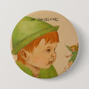 Jan Shackelford knäppas klämmer fast Peter Pan Knapp