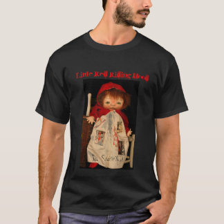 Jan Shackelford lite röd ridninghuva T-shirt