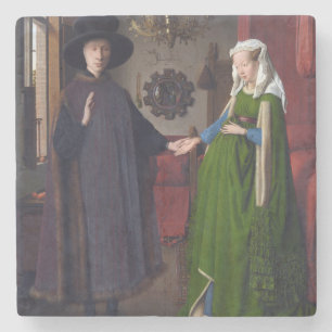 JAN SKÅPBIL EYCK- Arnolfini porträtt 1434 Stenunderlägg