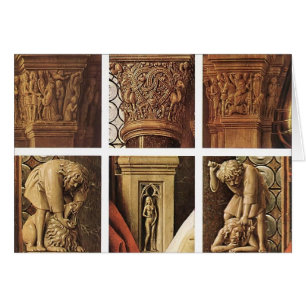 Jan skåpbil Eyck- Madonna av Canon skåpbil der Hälsningskort