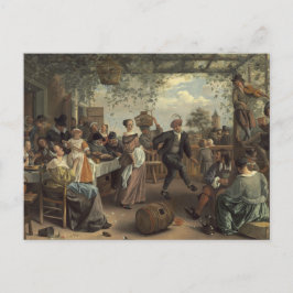 jan steen dans-paret vykort