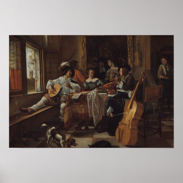 Jan Steen - Familjekonserten Poster (Framsidan)