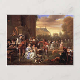Jan Steen-Garden Party Vykort