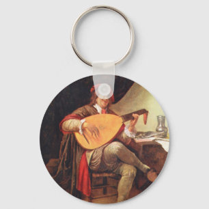 Jan Steen. Självporträtt som leker luten Nyckelring