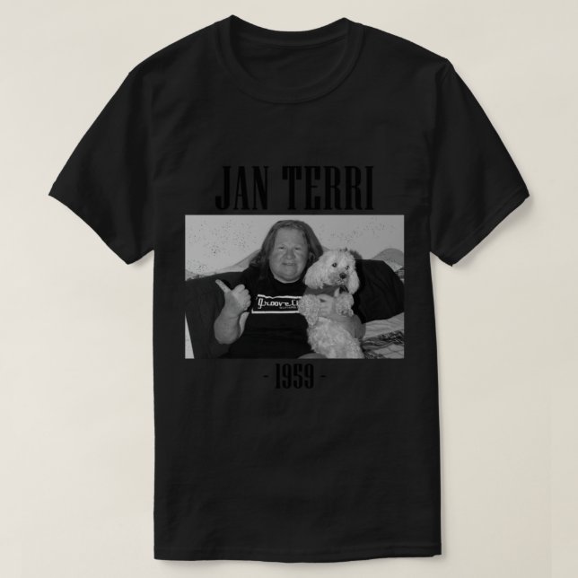 Jan Terri - 1959 - Black _amp_ White T Shirt (Design framsida)
