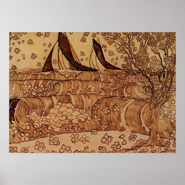 Jan Theodoor Toorop - Vågar Poster (Framsidan)