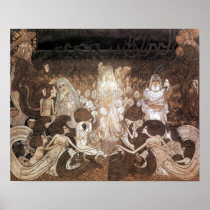 Jan Toorop de three Brides Art nouveau Poster