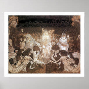 Jan Toorop de three Brides Art nouveau Poster