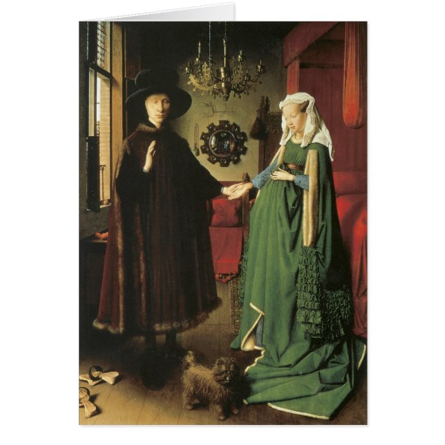 Jan Van Eyck, 1434 Hälsningskort (Framsidan)