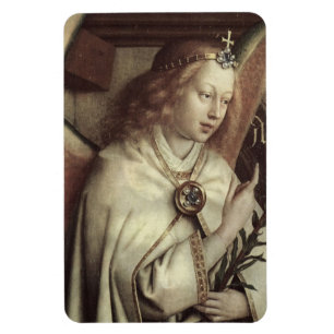 Jan van Eyck Angel, Genter Altar Bra Vintage Magnet