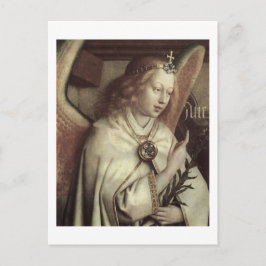 Jan van Eyck Angel, Genter Altar Bra Vintage Vykort