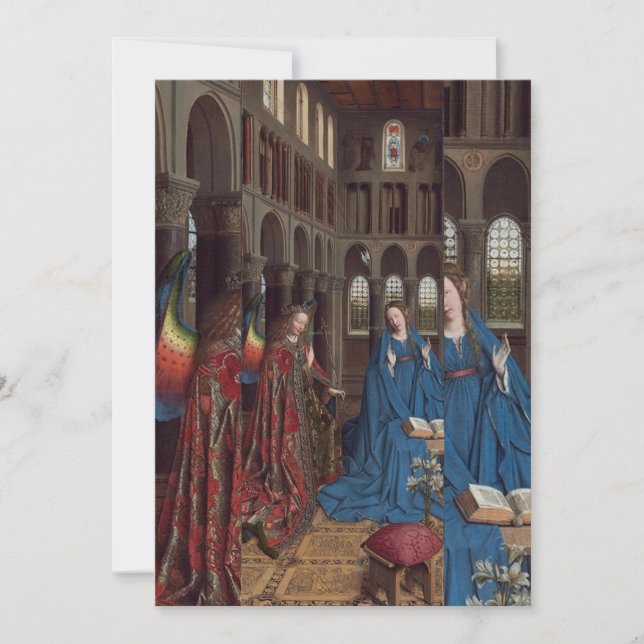 Jan van Eyck - Annunciation Inbjudningar (Framsida)