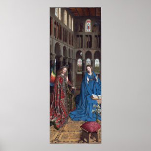 Jan van Eyck Annunciation Poster