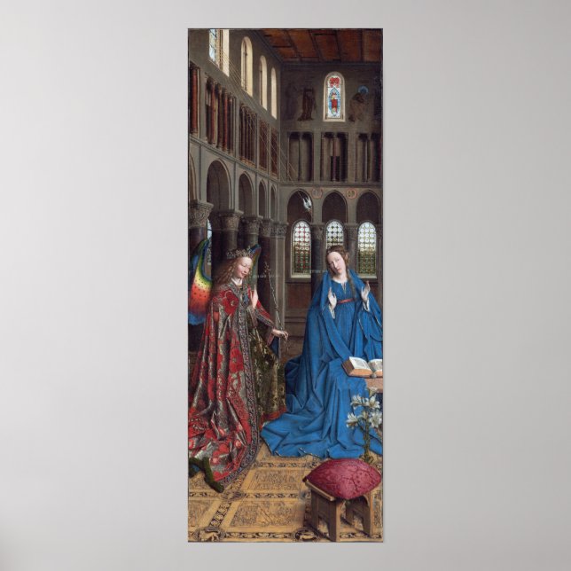 Jan van Eyck Annunciation Poster (Framsidan)