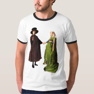 Jan van Eyck: Arnolfini Bröllop Porträtt T-shirt