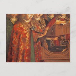 Jan Van Eyck - Gents altartavla -Sjungande ängel Vykort