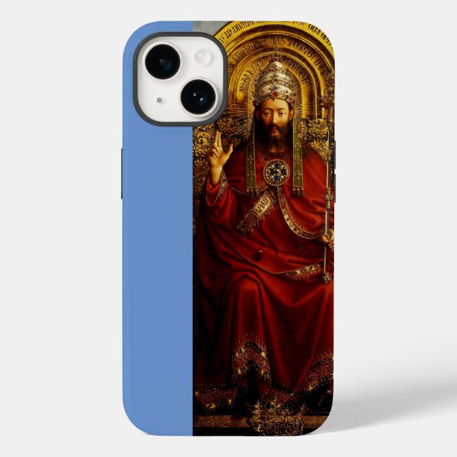 Jan van Eyck Gud Fader på tron Finkonst (Baksida)
