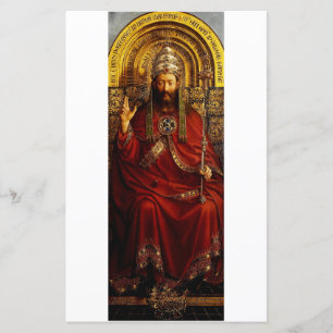 Jan van Eyck Gud Fader på tron Finkonst