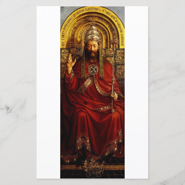 Jan van Eyck Gud Fader på tron Finkonst (Framsida)